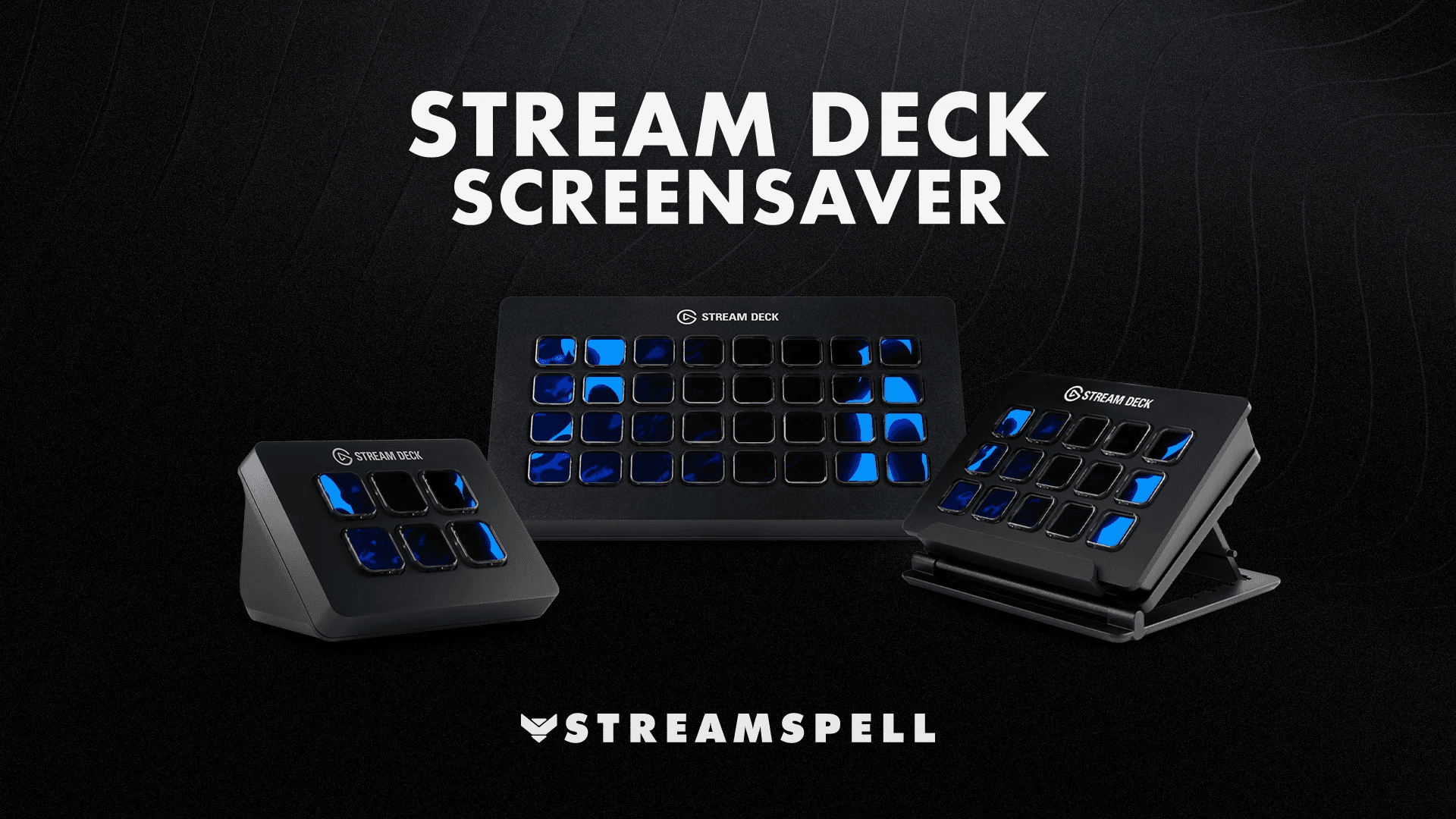 Lunar Silver Stream Deck screensaver preview.