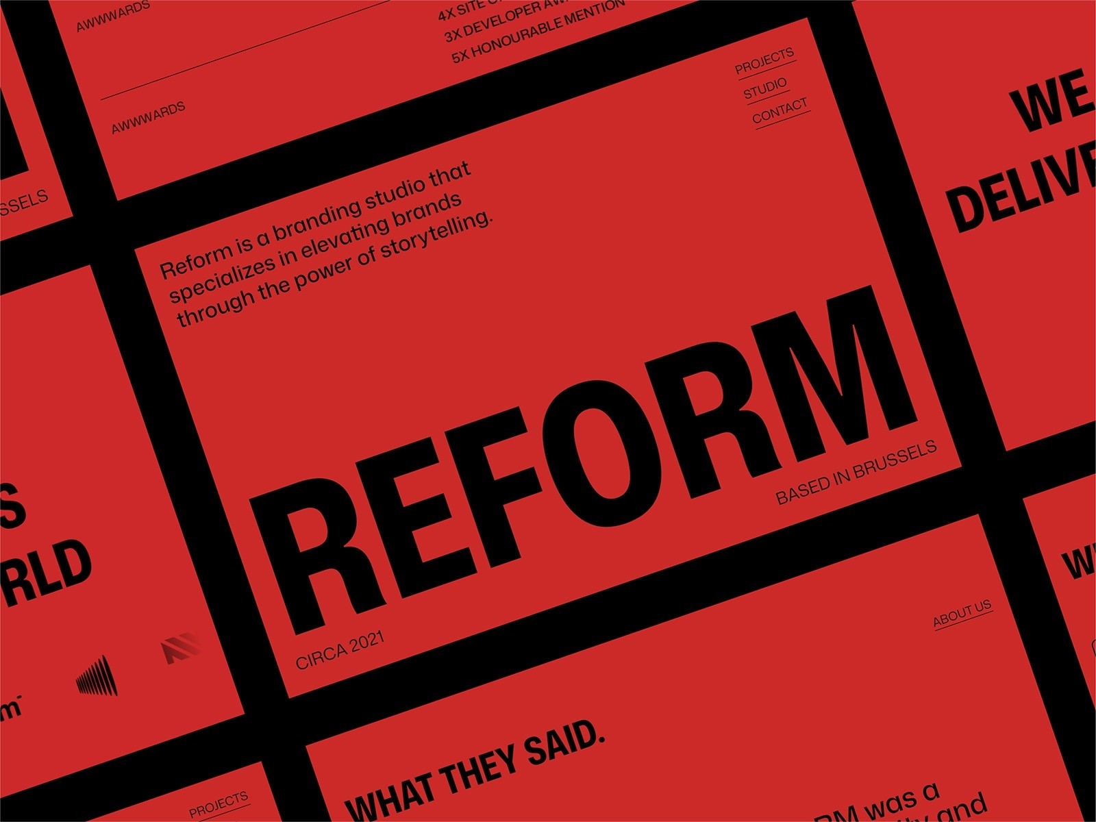 Reform footer