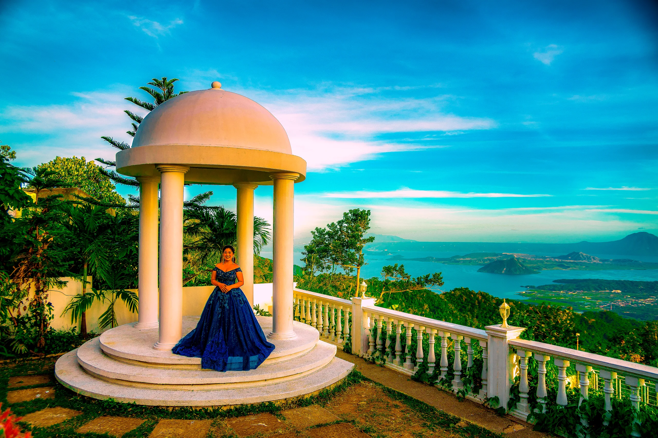 Belle Vue Gazebo — real celebration at Lazuri Tagaytay