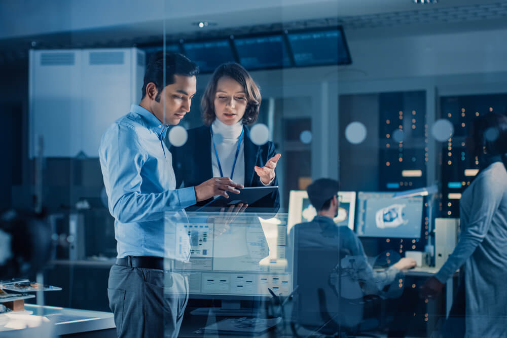 Scientist in laboratorium