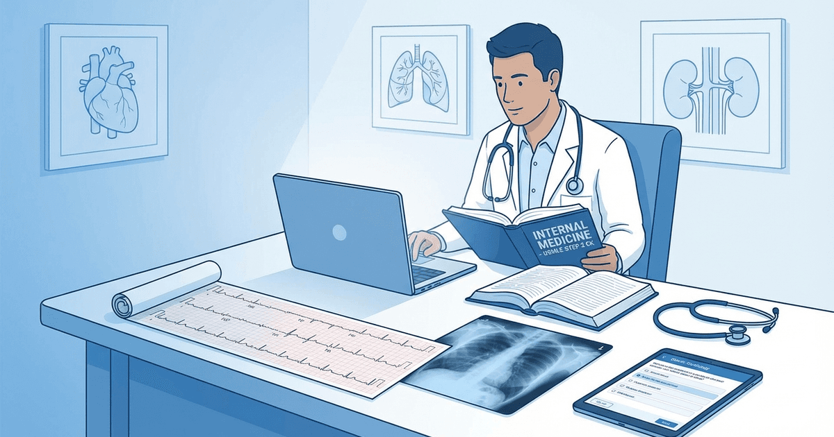 Cover: How to Study Internal Medicine for USMLE Step 2 CK 2026: High-Yield Topics, Case Strategy and Exam Checklist