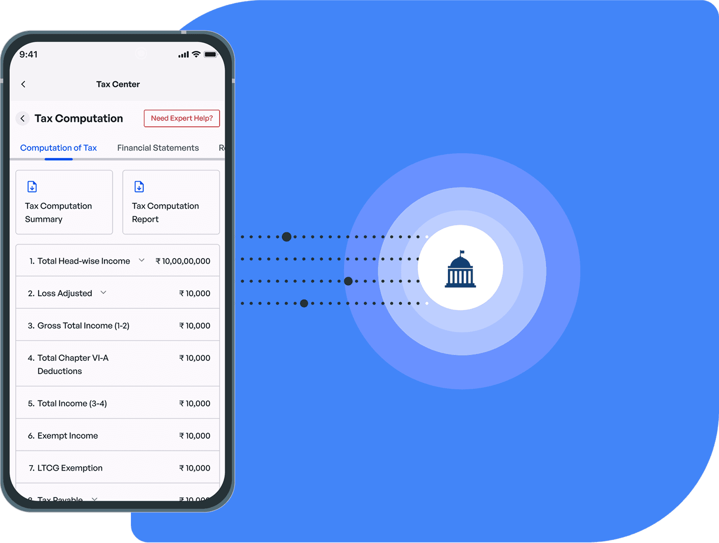 Illustration showing a Quicko connected to a central data or government icon, representing user insights and consent-based data collection.