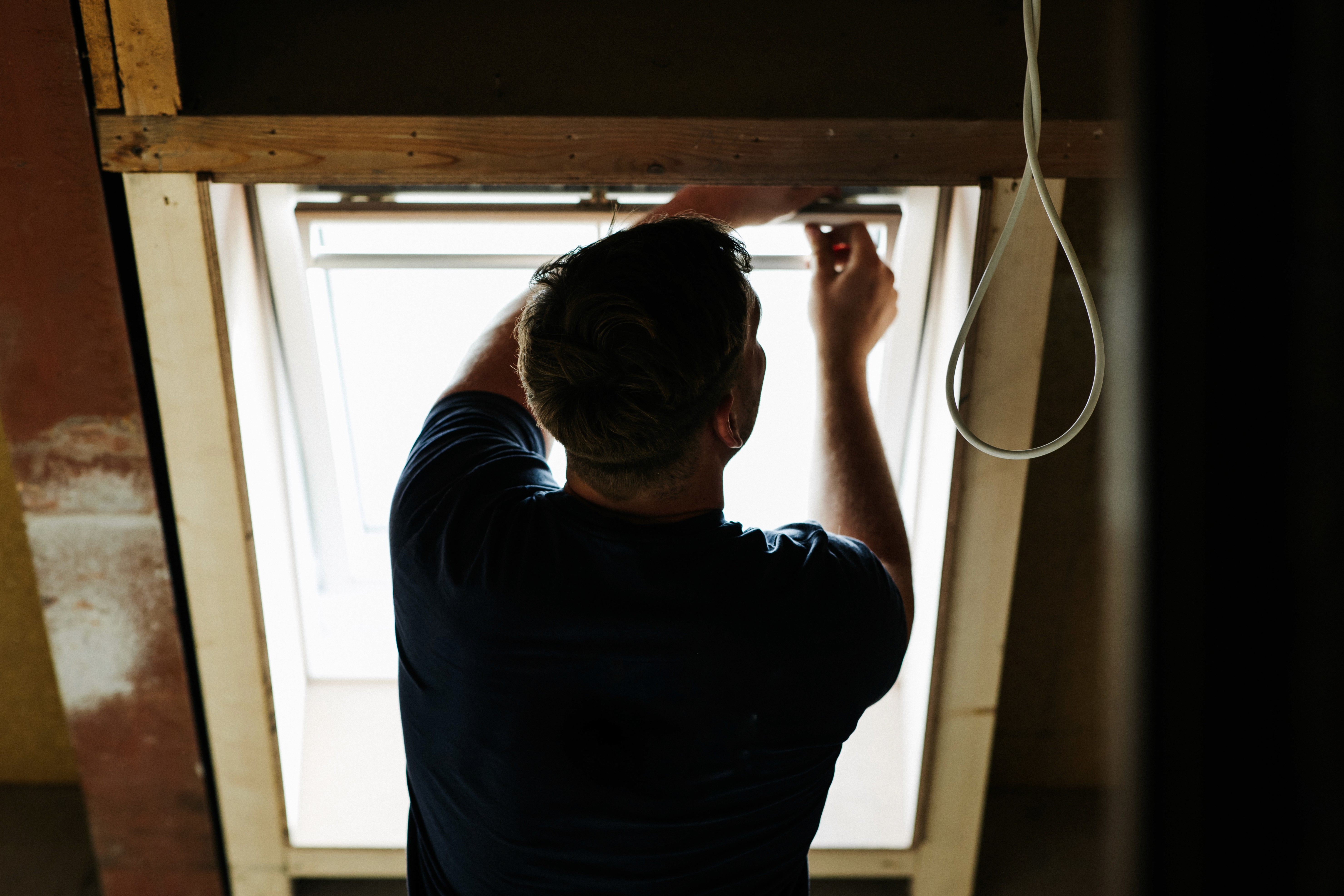 Dakraam laten zetten