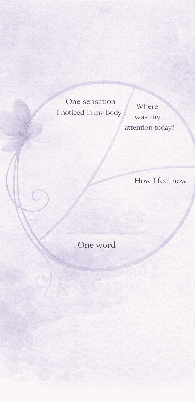 watercolor illustration background for adult ballet journal reflection page card