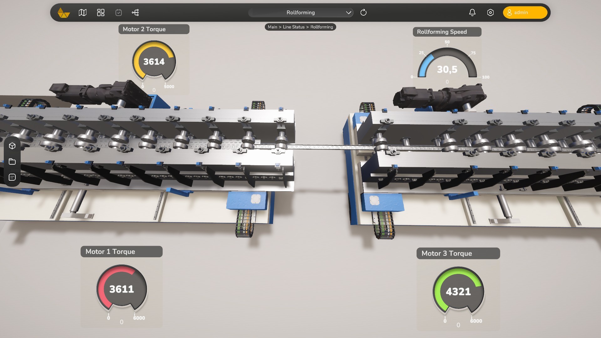Surveillance de multiples écrous sur la ligne de Dimeco