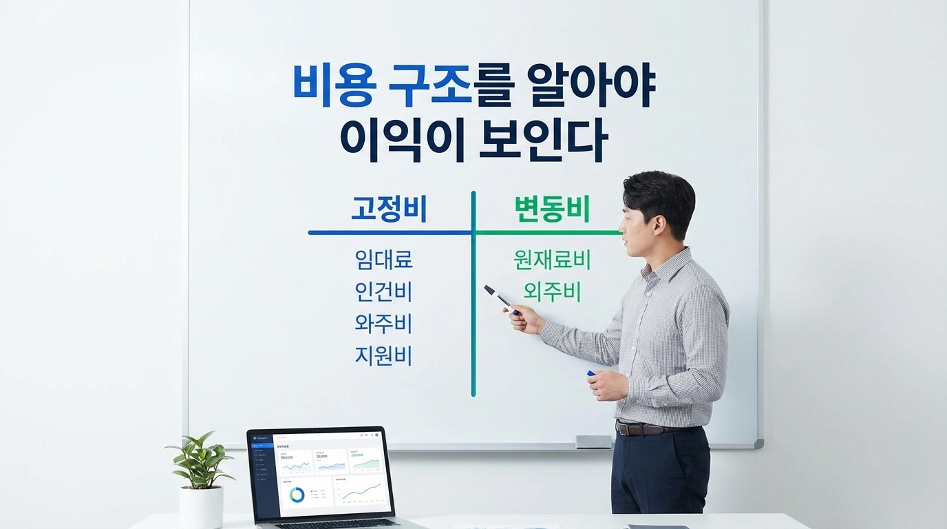 "비용 구조를 알아야 이익이 보인다"