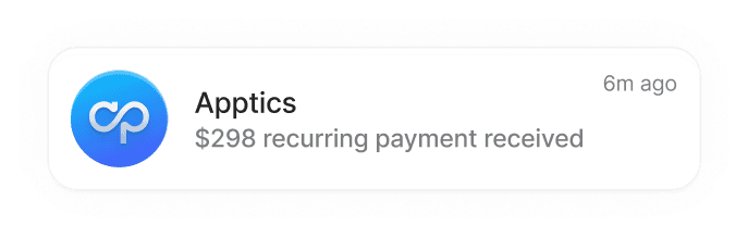 Payment Notitification