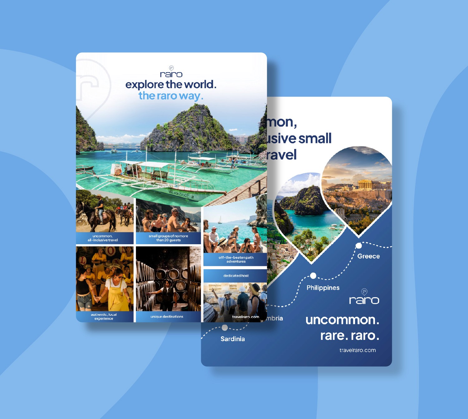 Popup sign designs Travel Raro