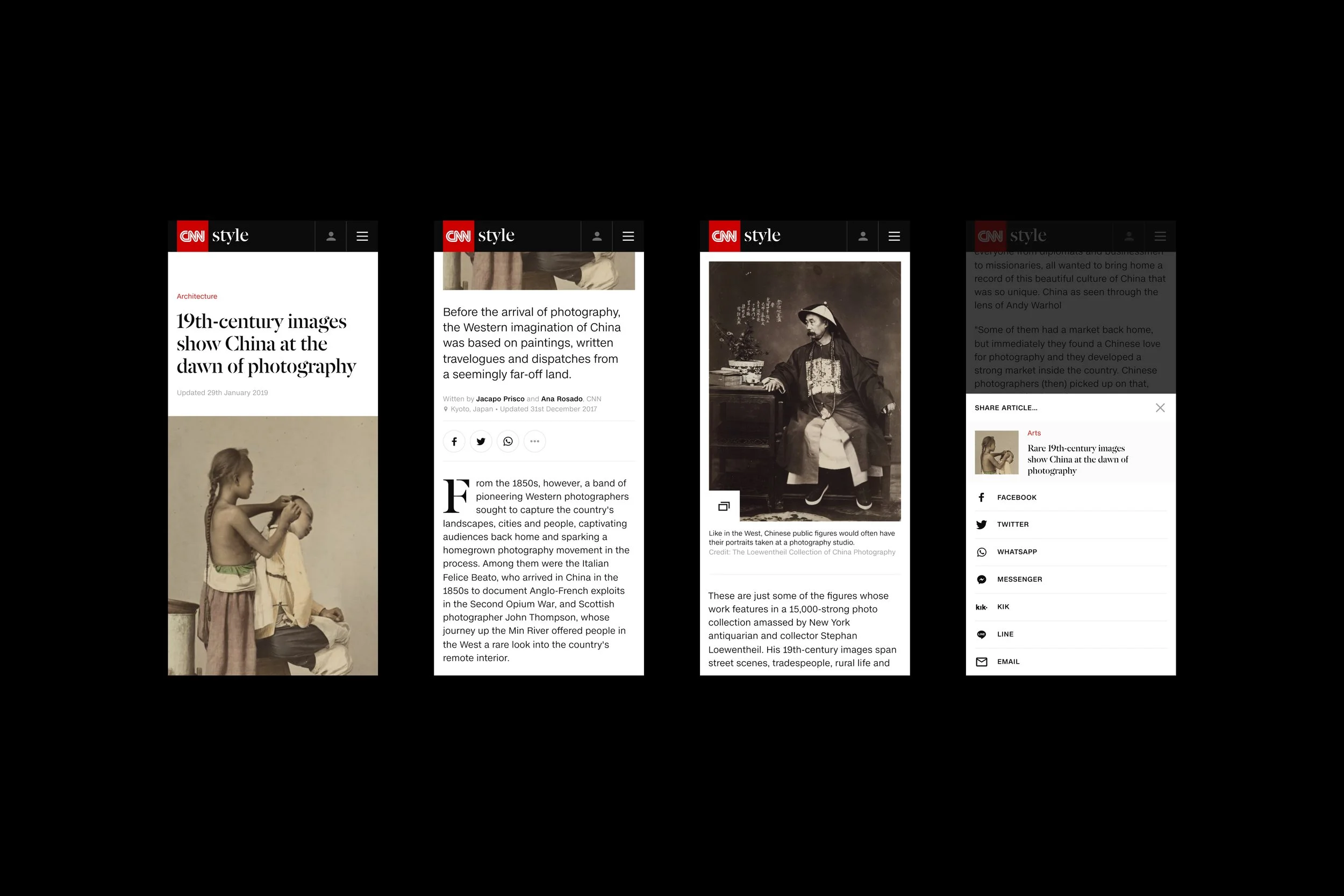 Website artilce for CNN Style, a global fashion, art and design publication.