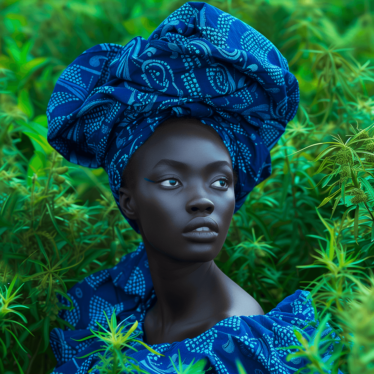 Traditional woman portrait