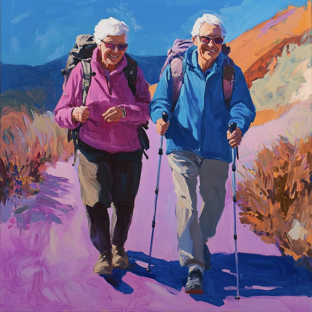 Elderly people in retirement representing a key life stage in their financial planning