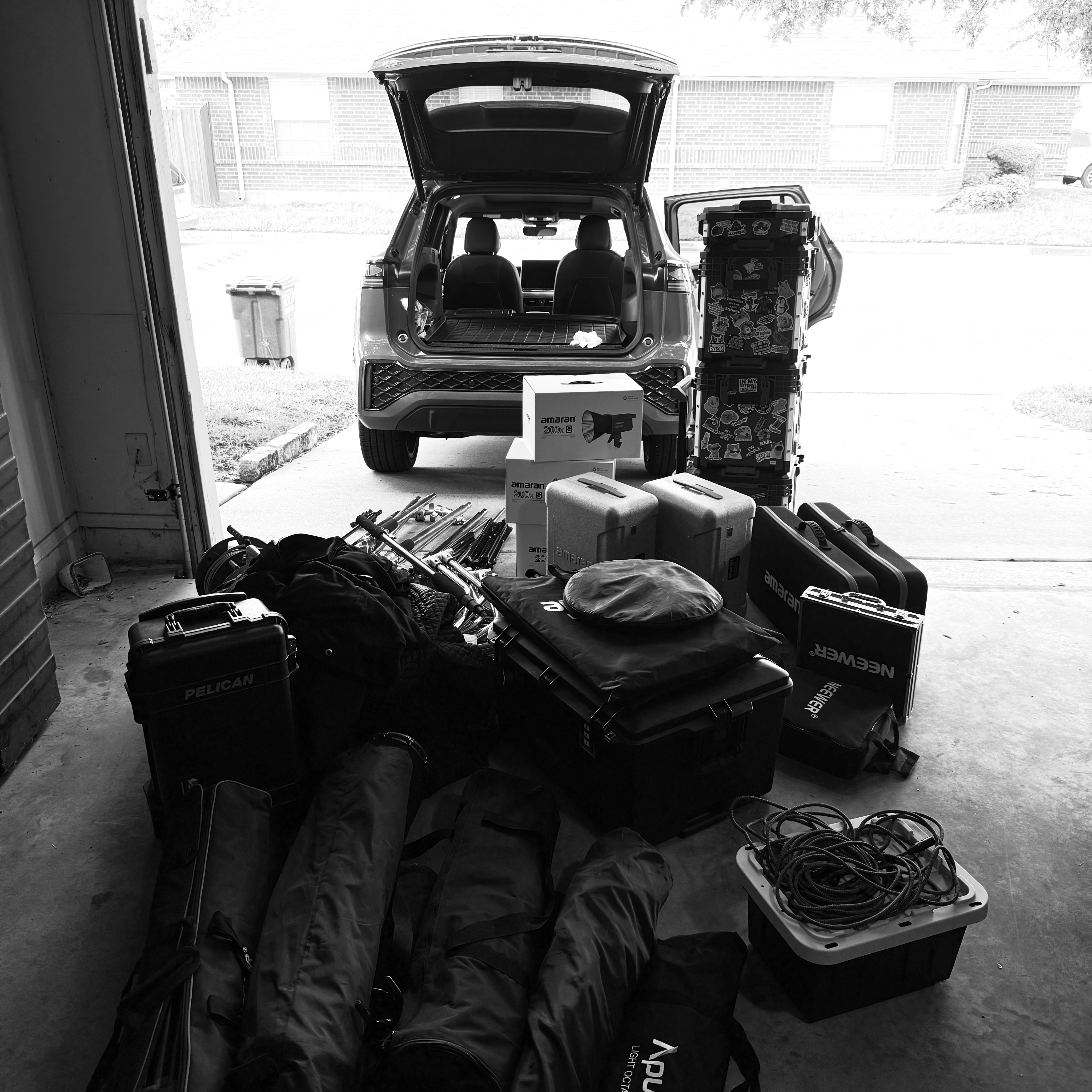 Loading equipment for filming