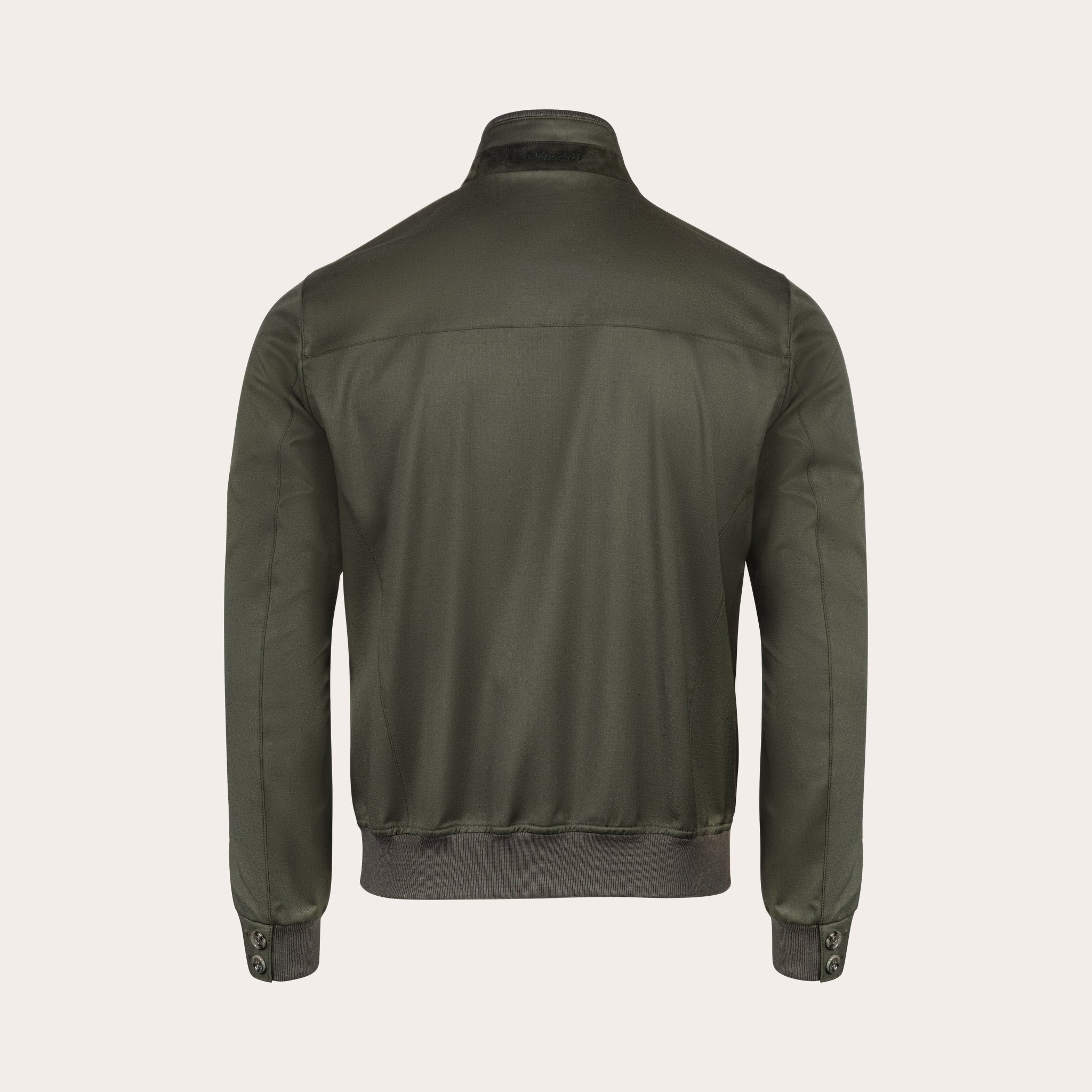 Light Wool Bomber Jacket - Mandelli UK