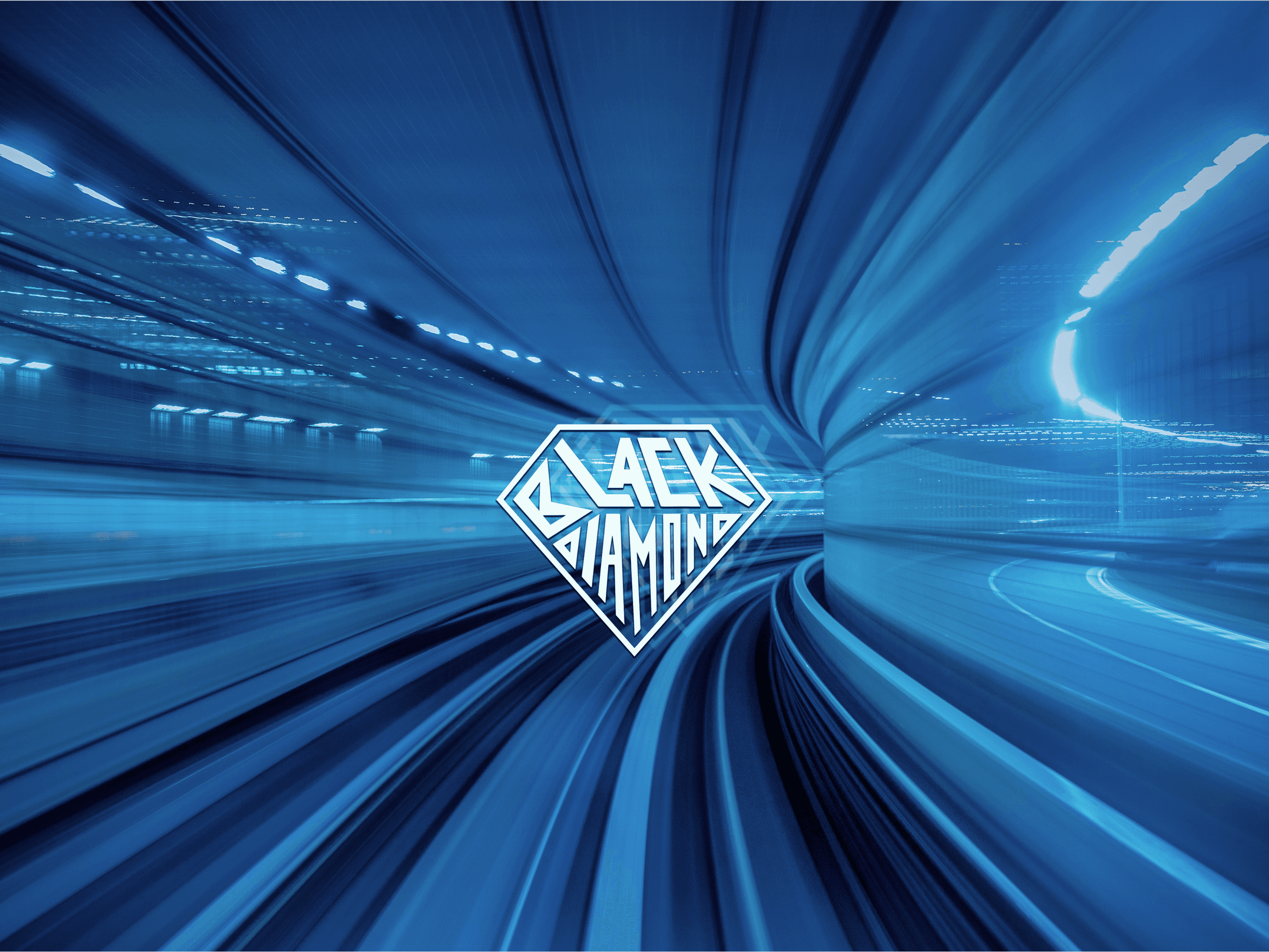 blue tunnel with bd logo