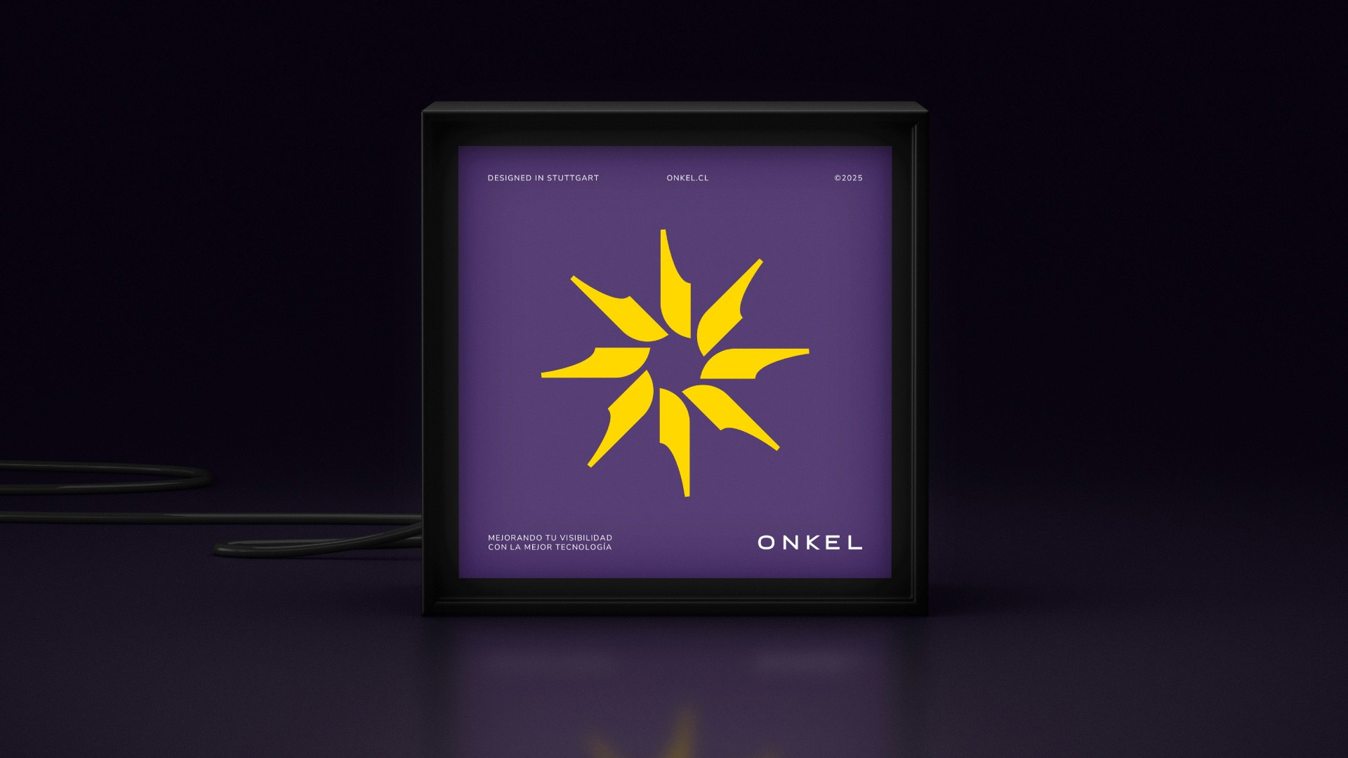 Identidad visual para Onkel, marca de luces automotrices premium – Lagom Studio especialistas en diseño gráfico.