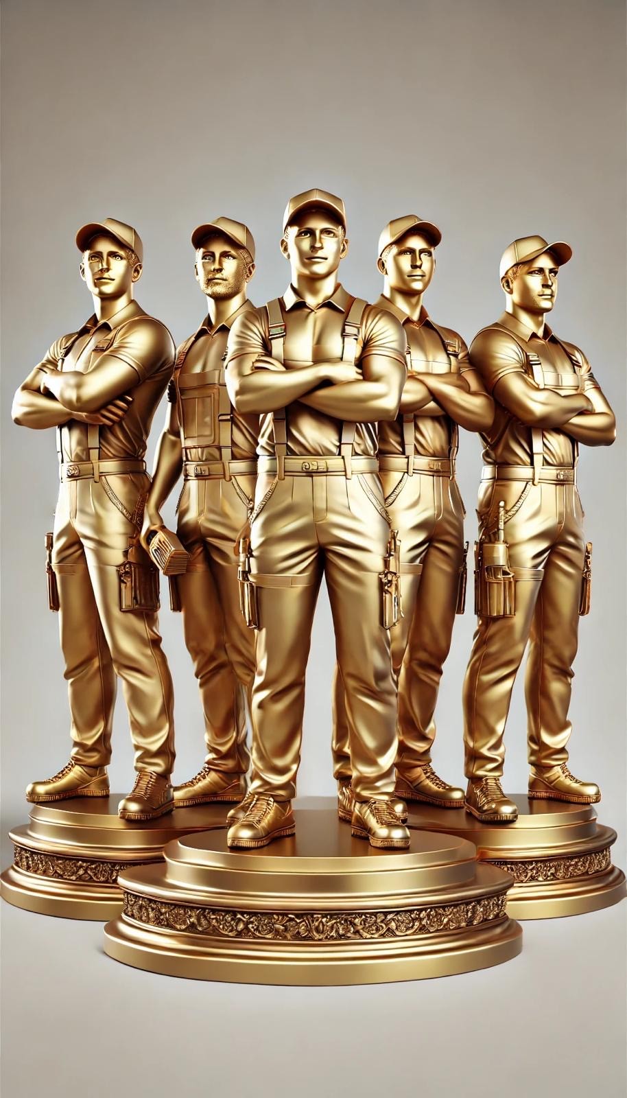 Looking up at city buildings