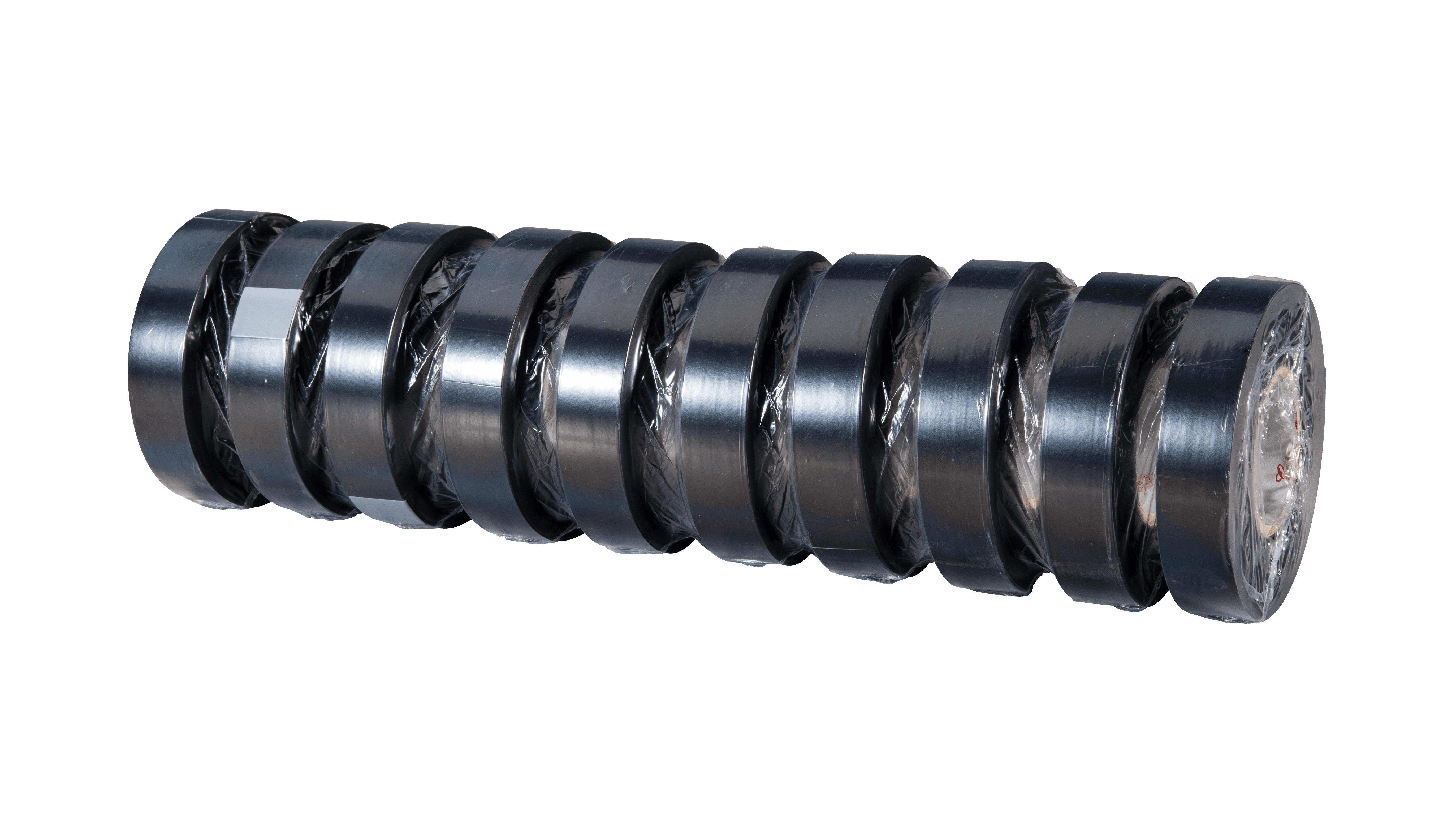 Schwarzes Isolierband gerollt - Bündel - Elektrobedarf