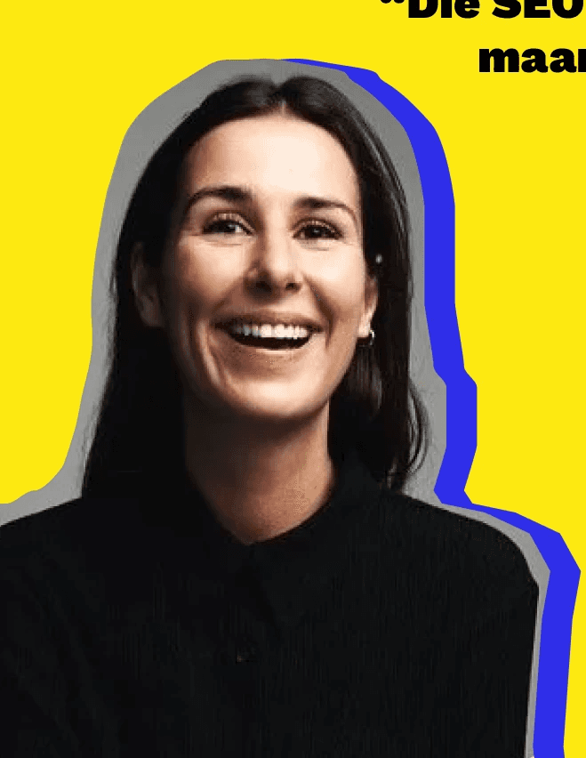 smiling woman wearing white and black pinstriped collared top