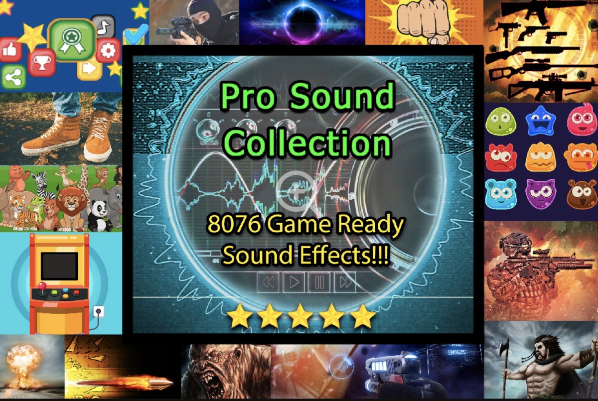 With ProSound Collection, access loads of sound effects for any game sounds you might ever need.