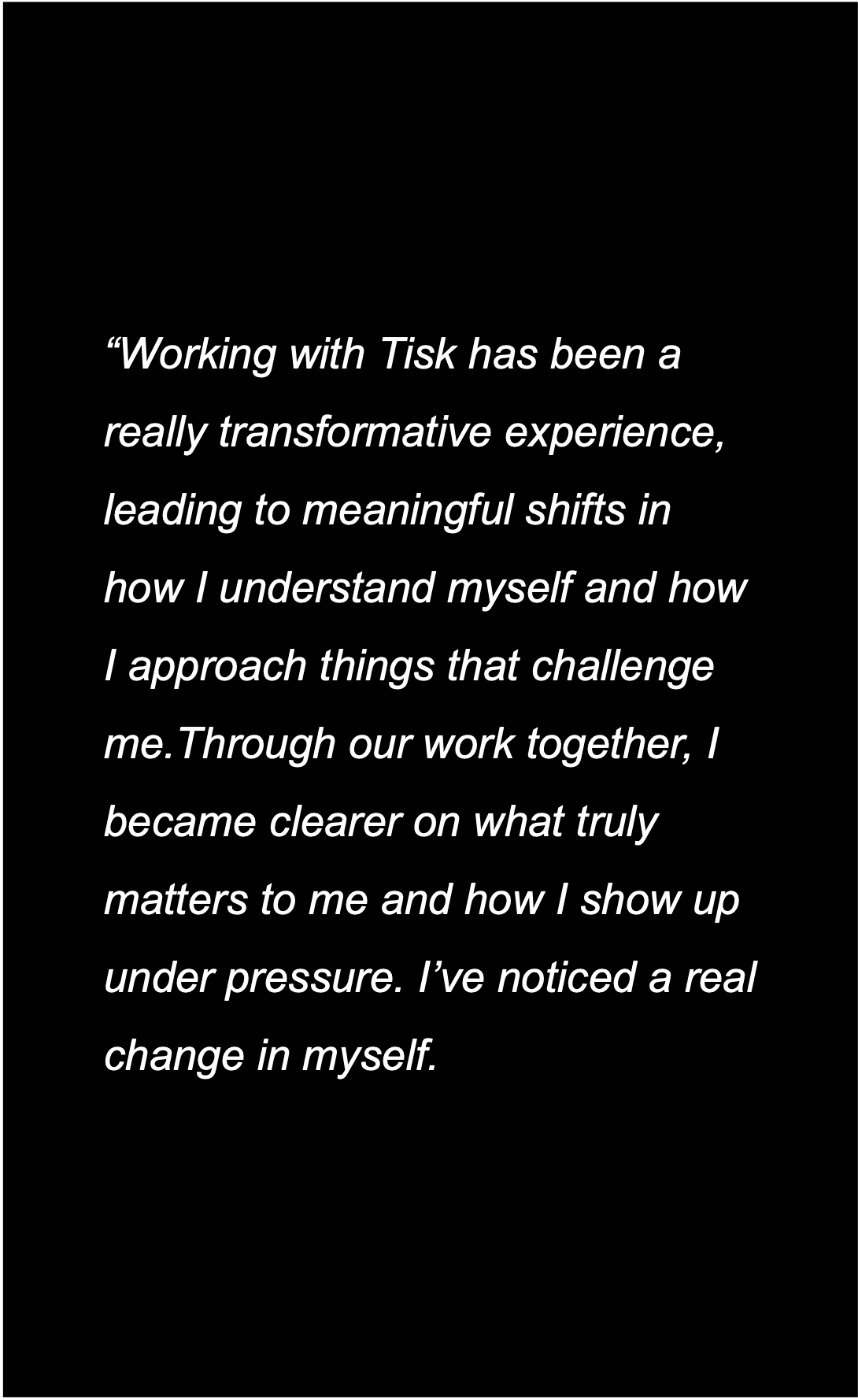 testimonial courtney tulloch