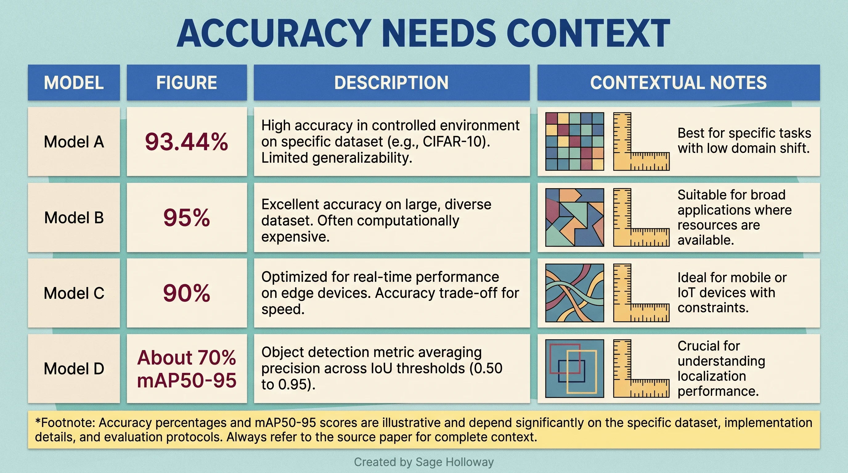 Source-backed model accuracy figures and their limitations for watermark detection