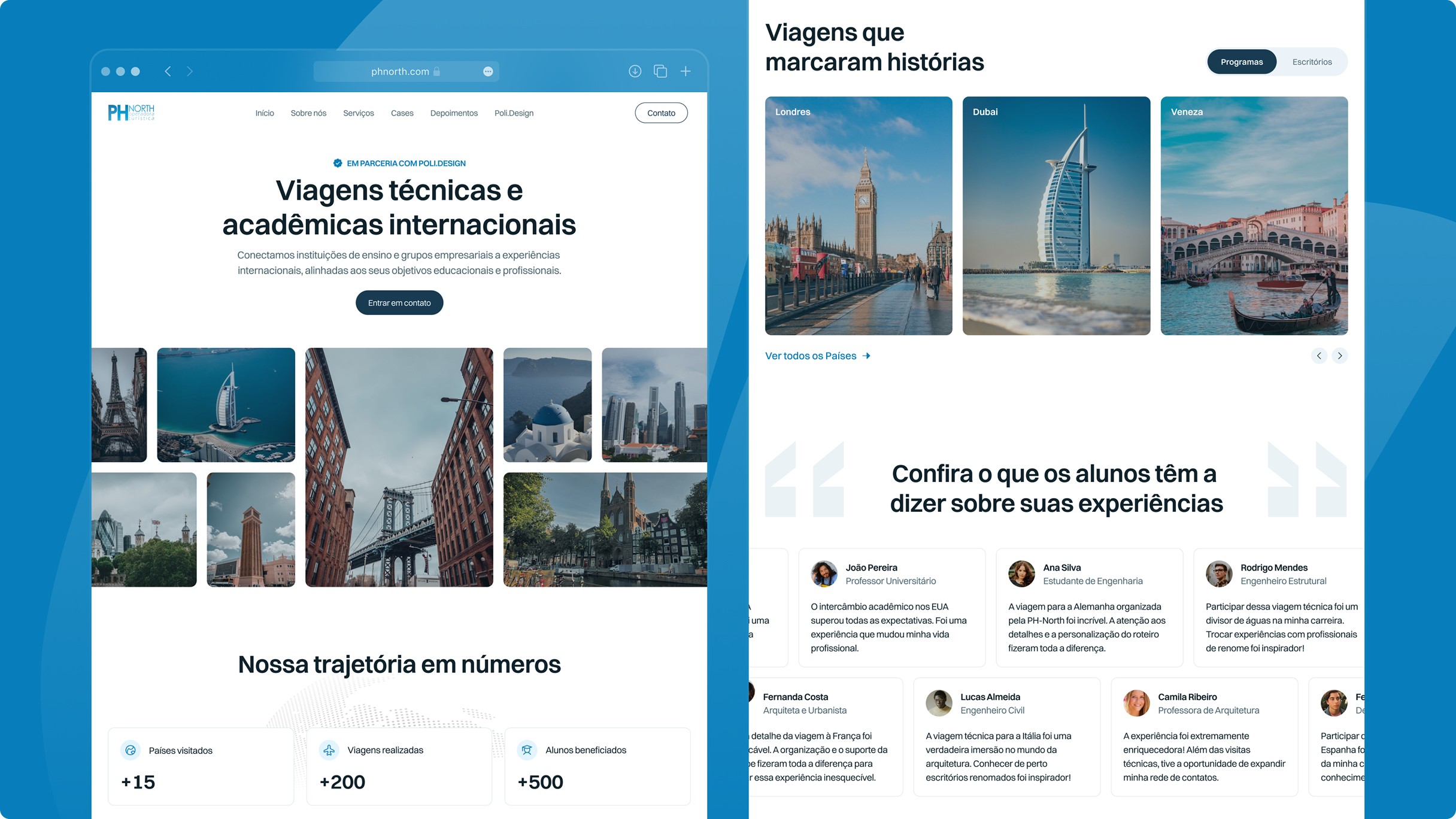 Mockup do site da Mundpay