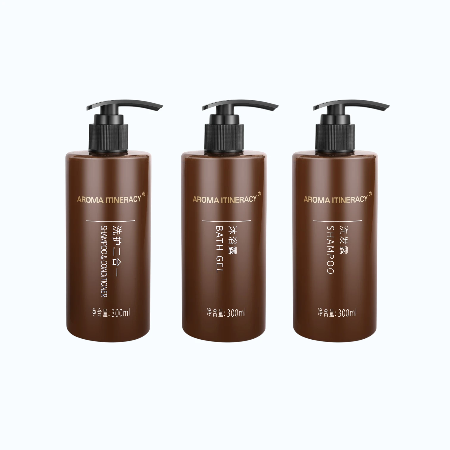 Premium hotel toiletries set with coordinated packaging for upscale hospitality programs.