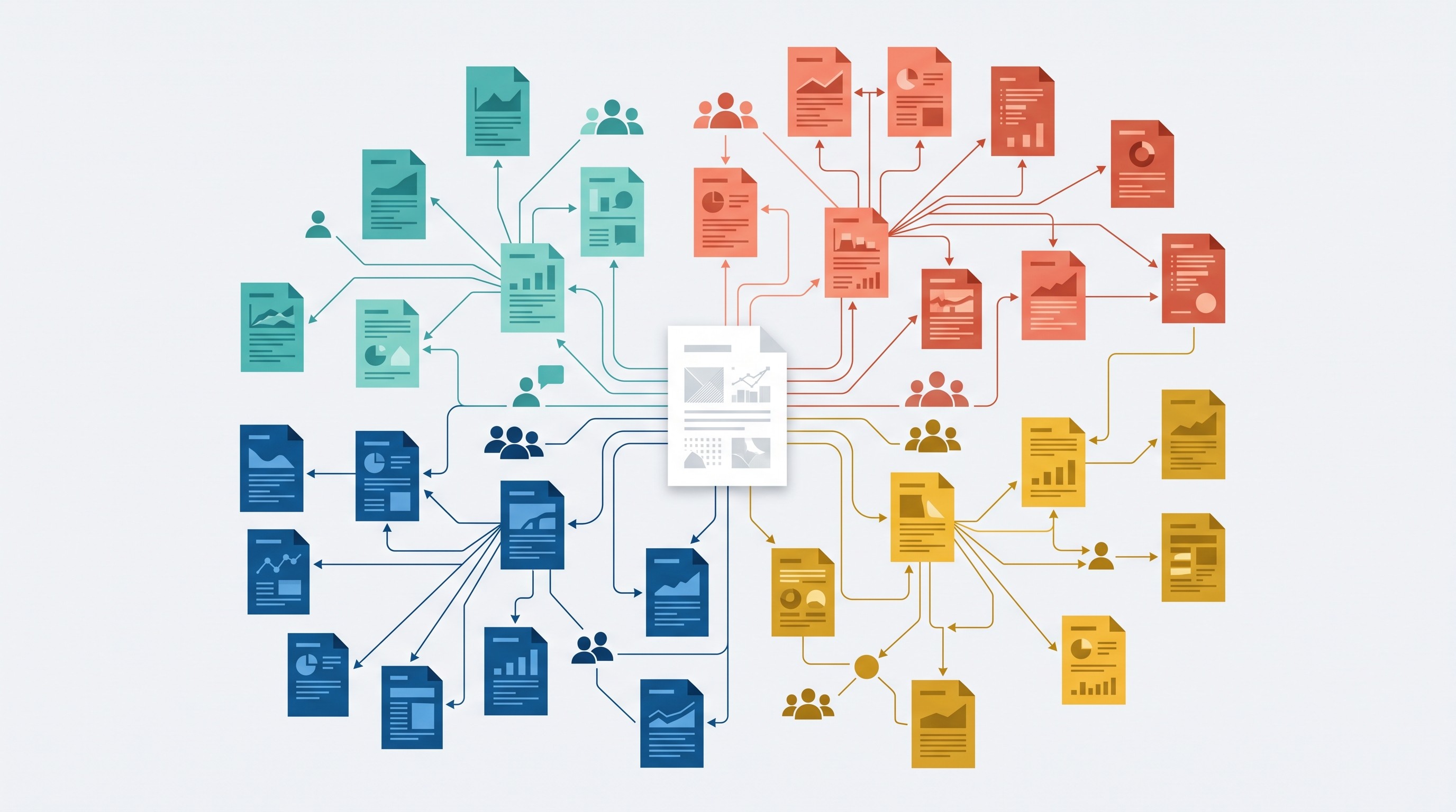 Visual map of related academic papers