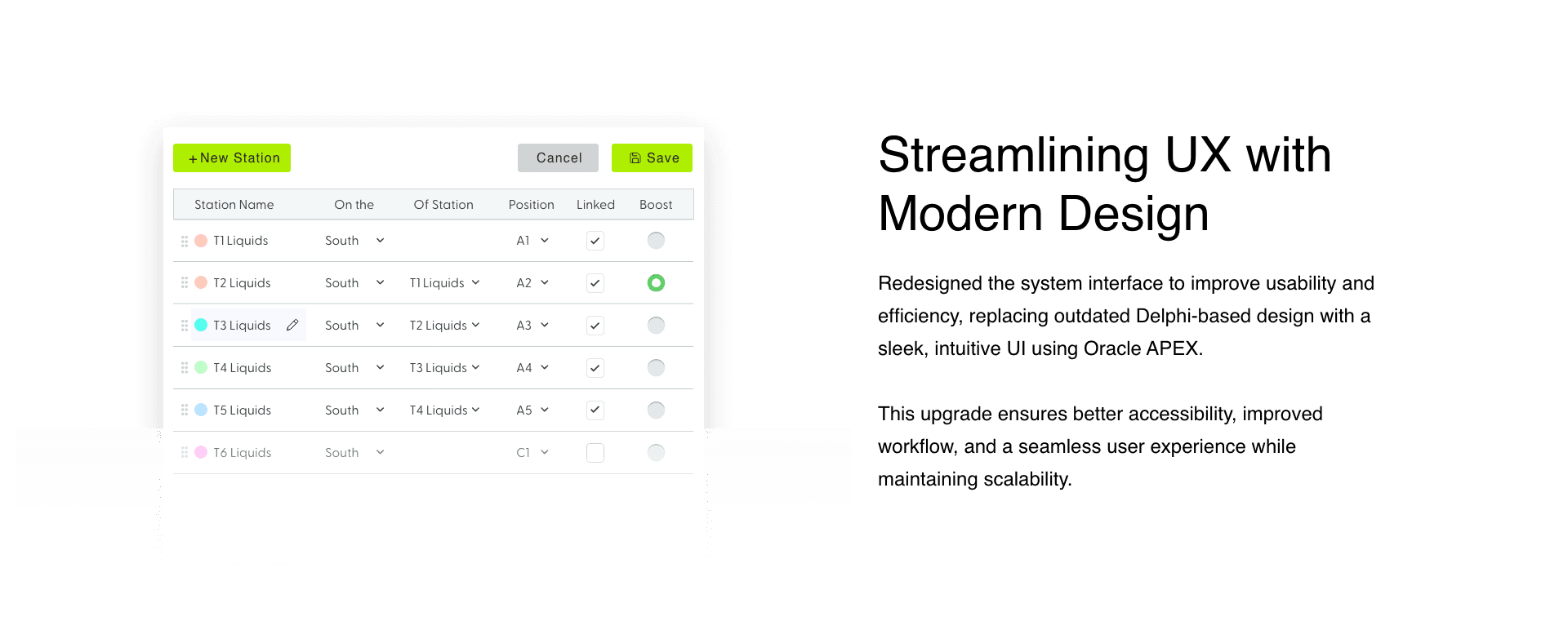 jamfast ui/ux