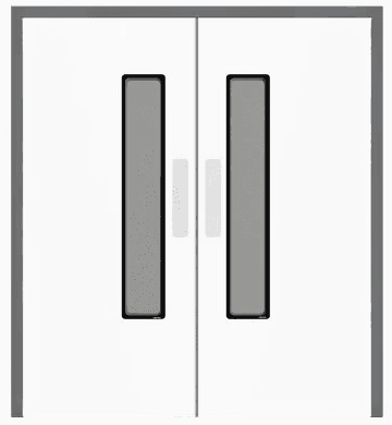 Double double action Hygidoor