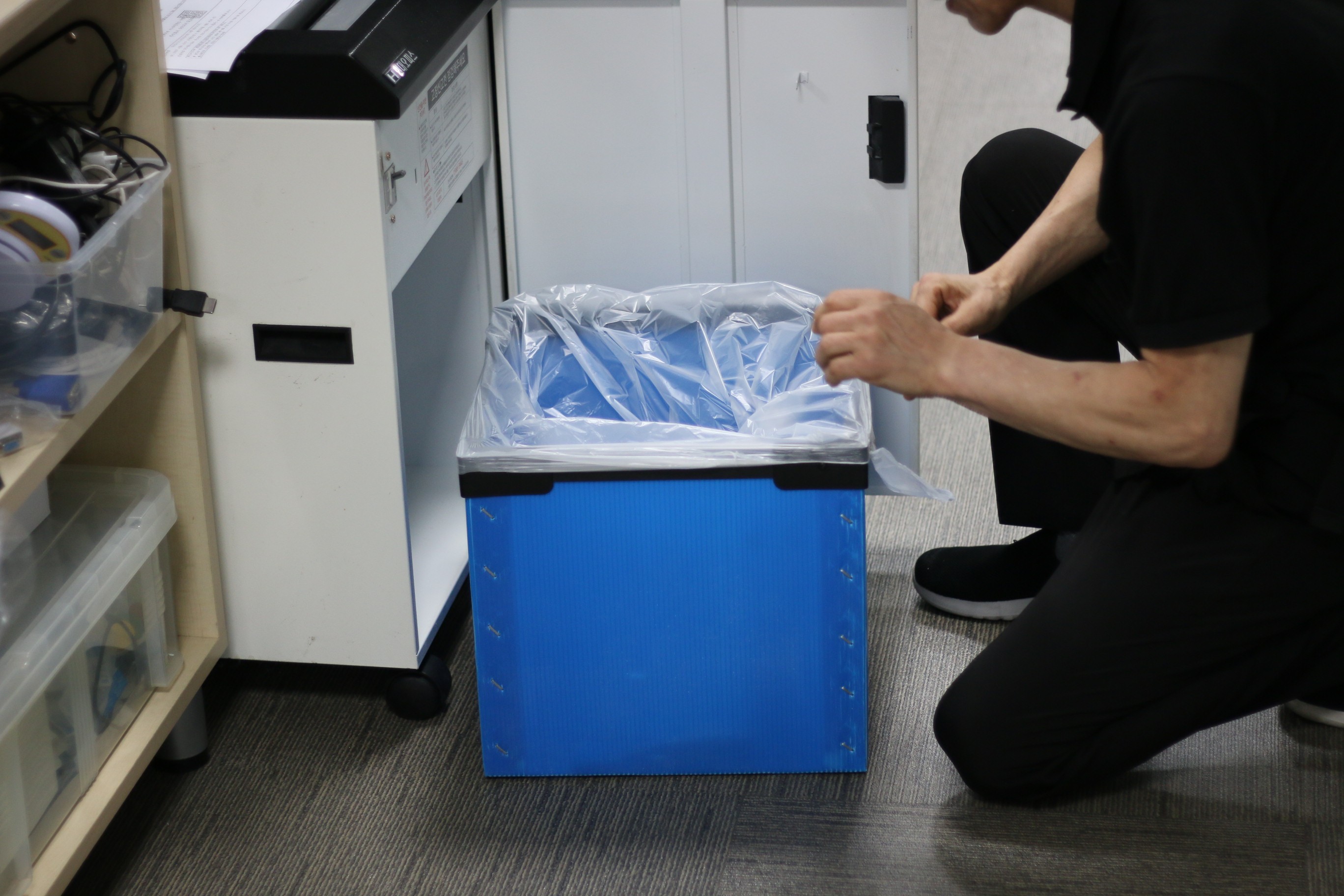 사무실청소 클리니어-쓰레기배출