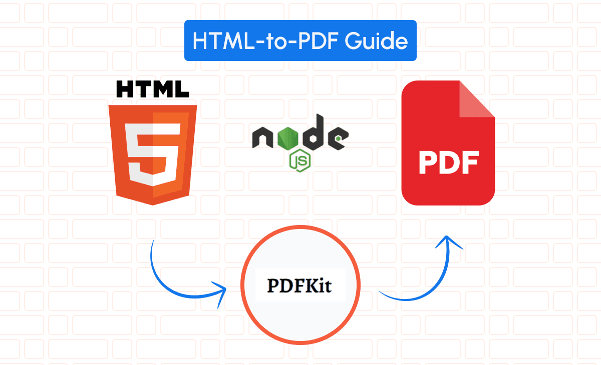 html to pdf guide using pdfkit