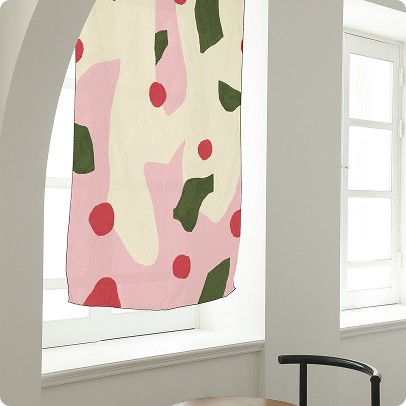 FLORAL FIELD 쉬폰 패브릭 포스터