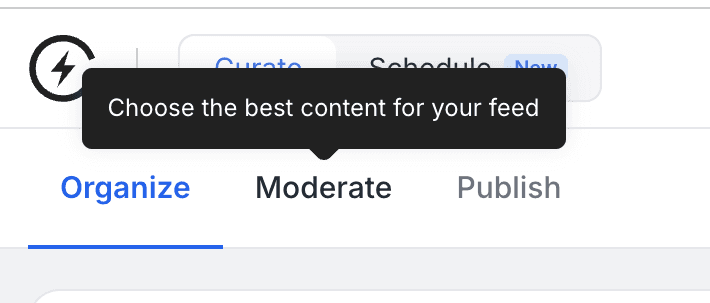 curator moderation tooltip