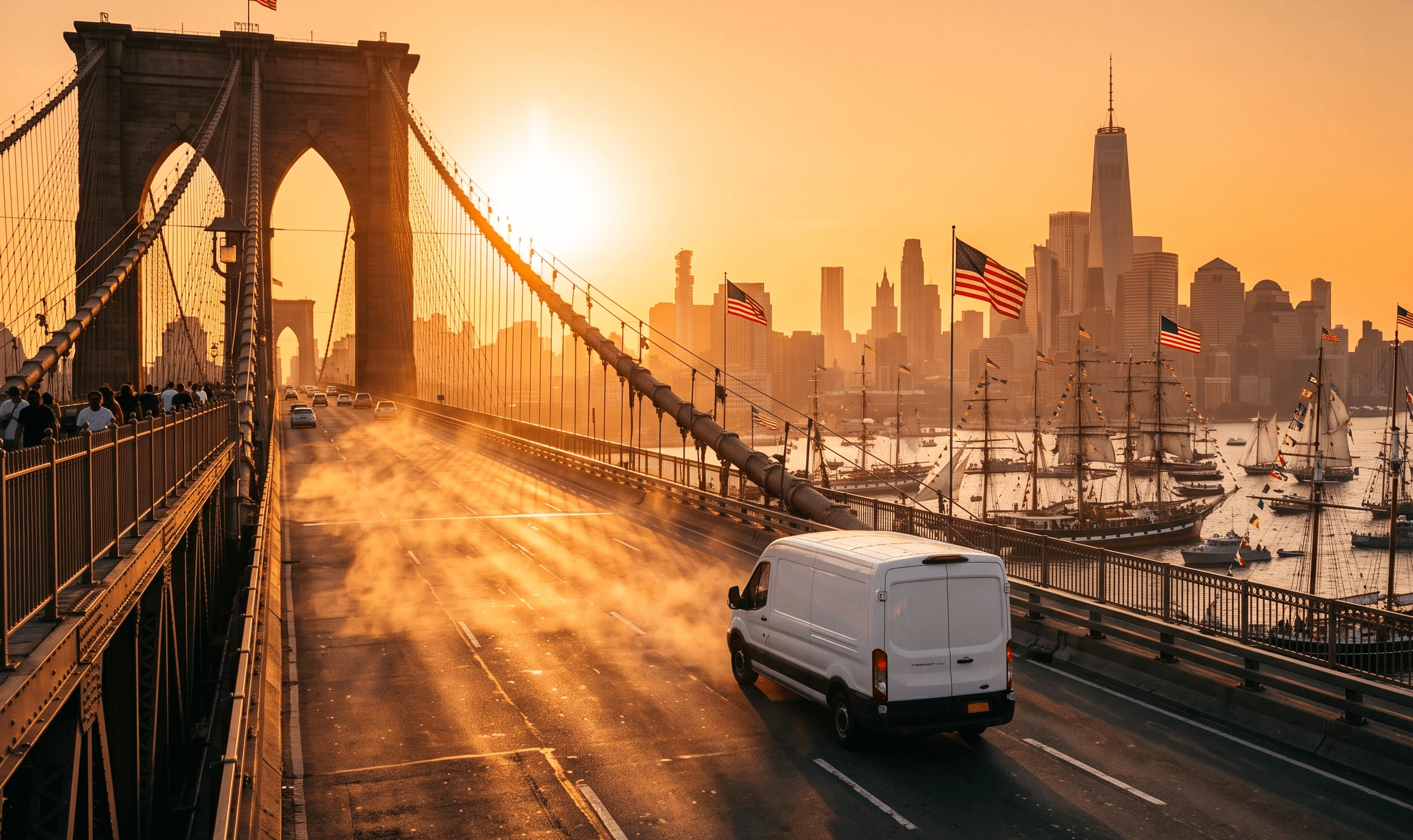 Courier Service Delvering Boxes from Brooklyn to Manhattan