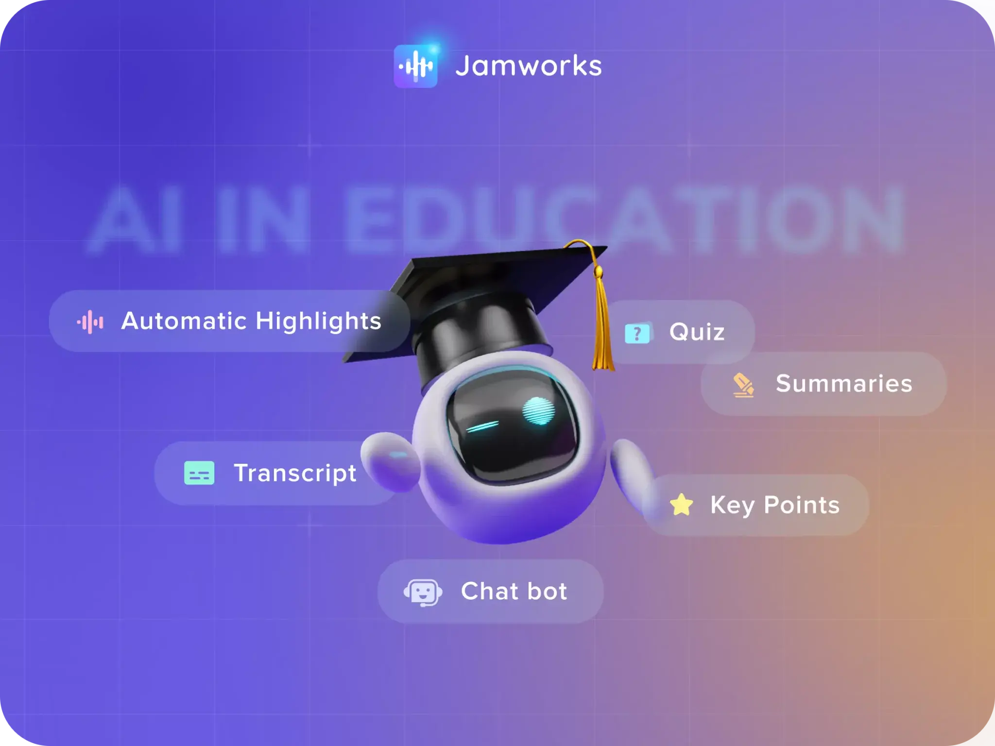 Jamworks' robot mascot