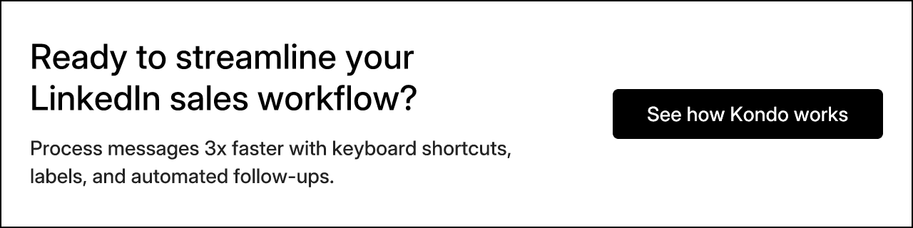 Ready to streamline your LinkedIn sales workflow?