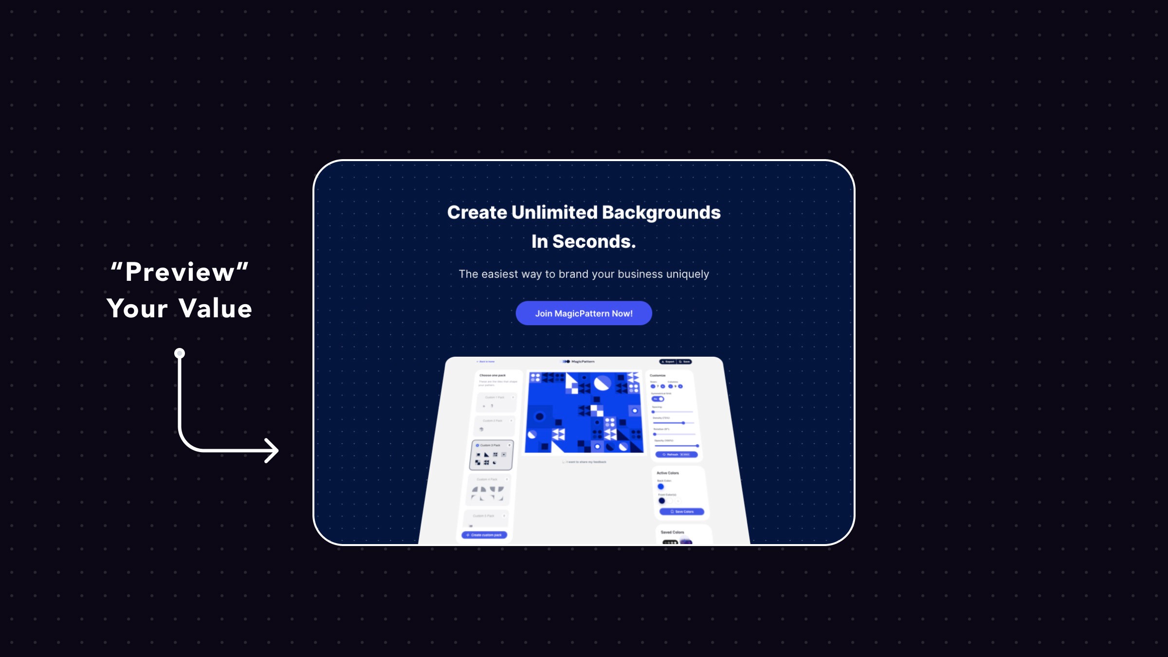 Preview Product's Value near the CTA