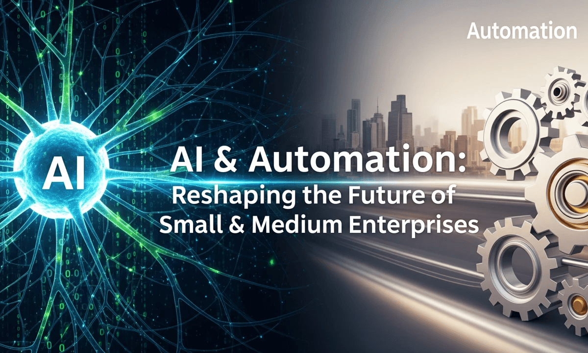Small business owner in India using an AI-powered analytics dashboard to manage operations