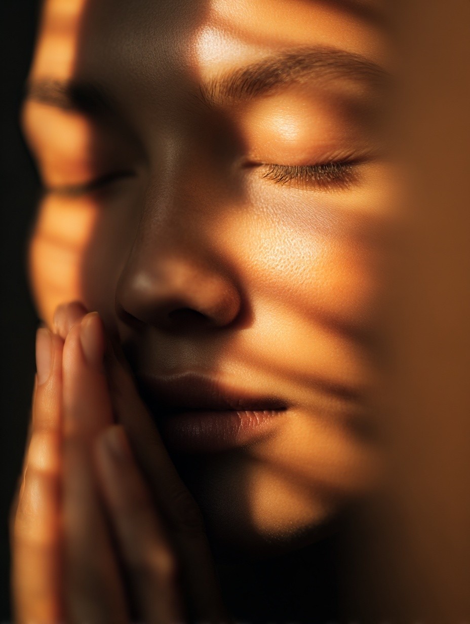 placeholder image of someone meditating