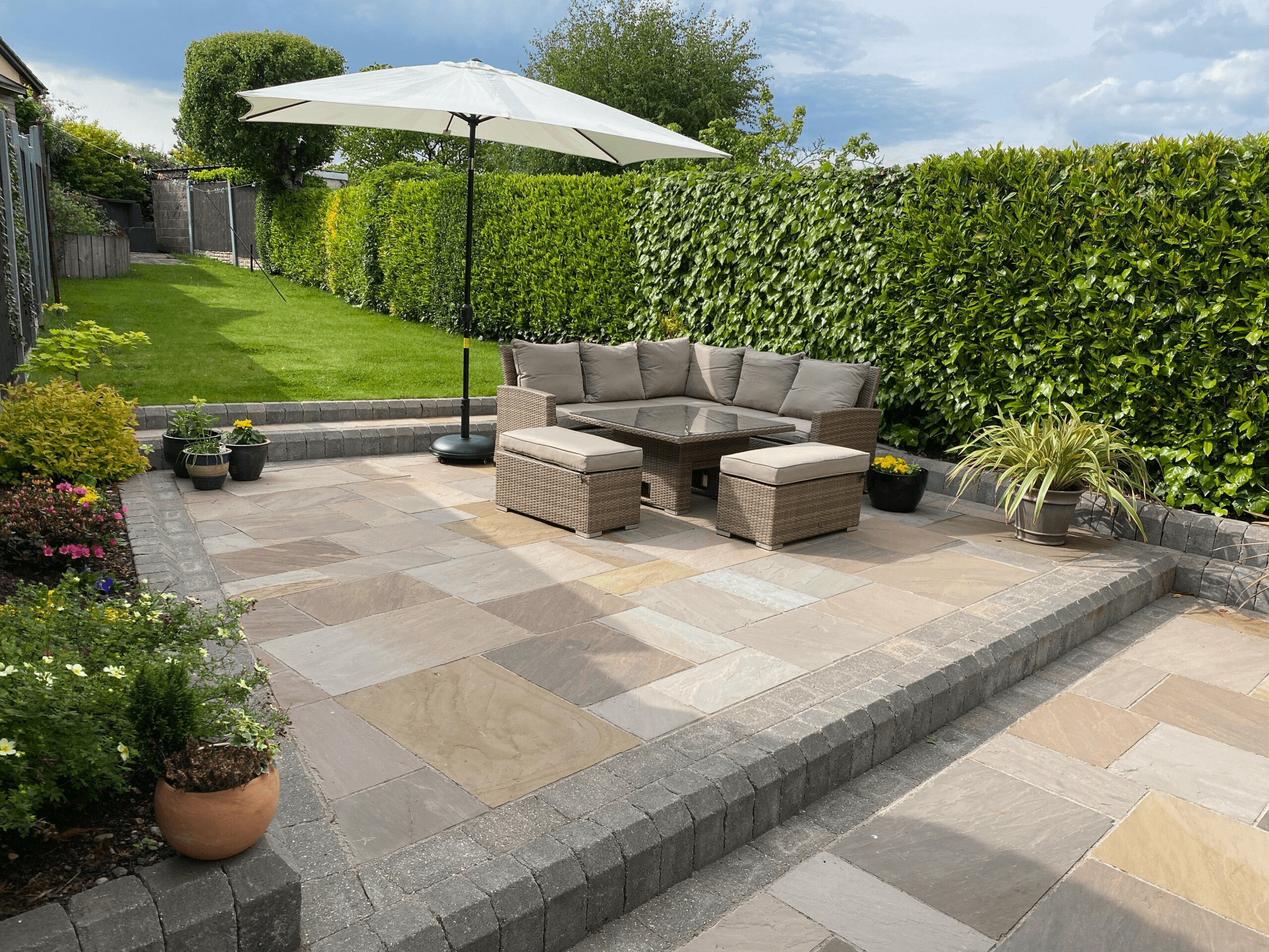 patio installation in hertfordshire