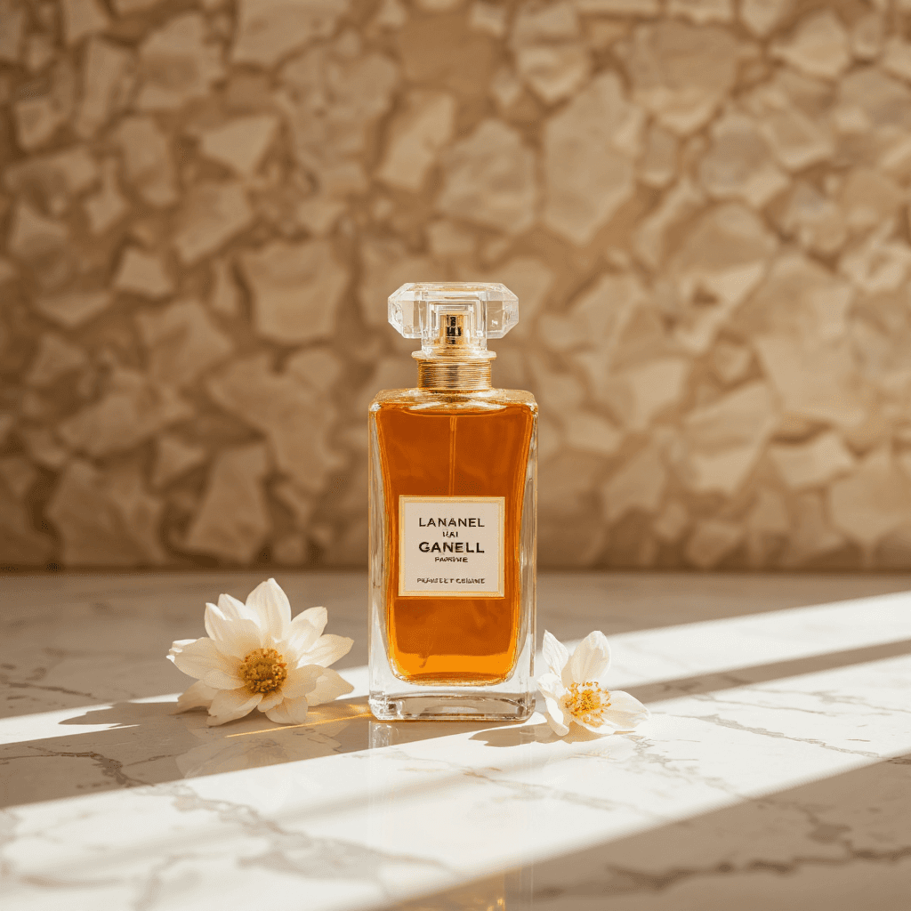 product photography of perfume