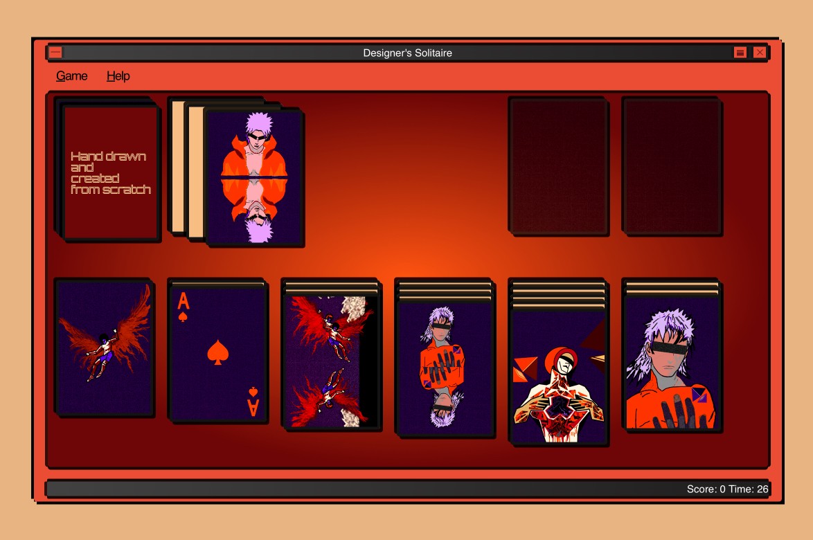 Retro Future Designer's solitaire