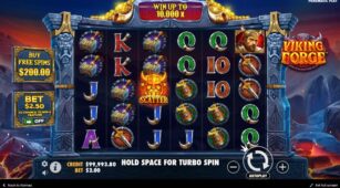 Viking Forge - exemple de cascades et de bonus