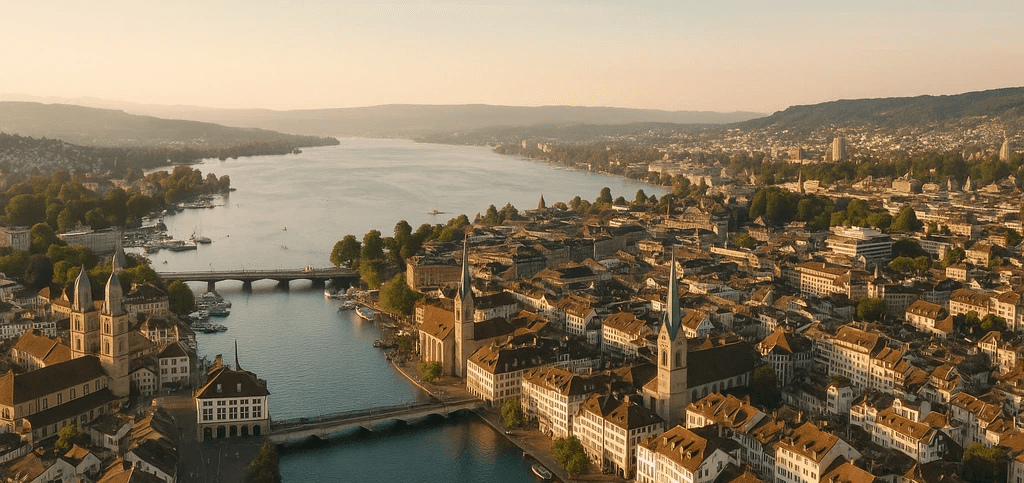 Skyline von Zürich - Augenlaser Zürich
