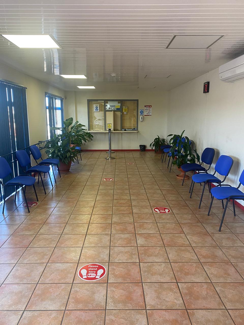 Before Arugas waiting area