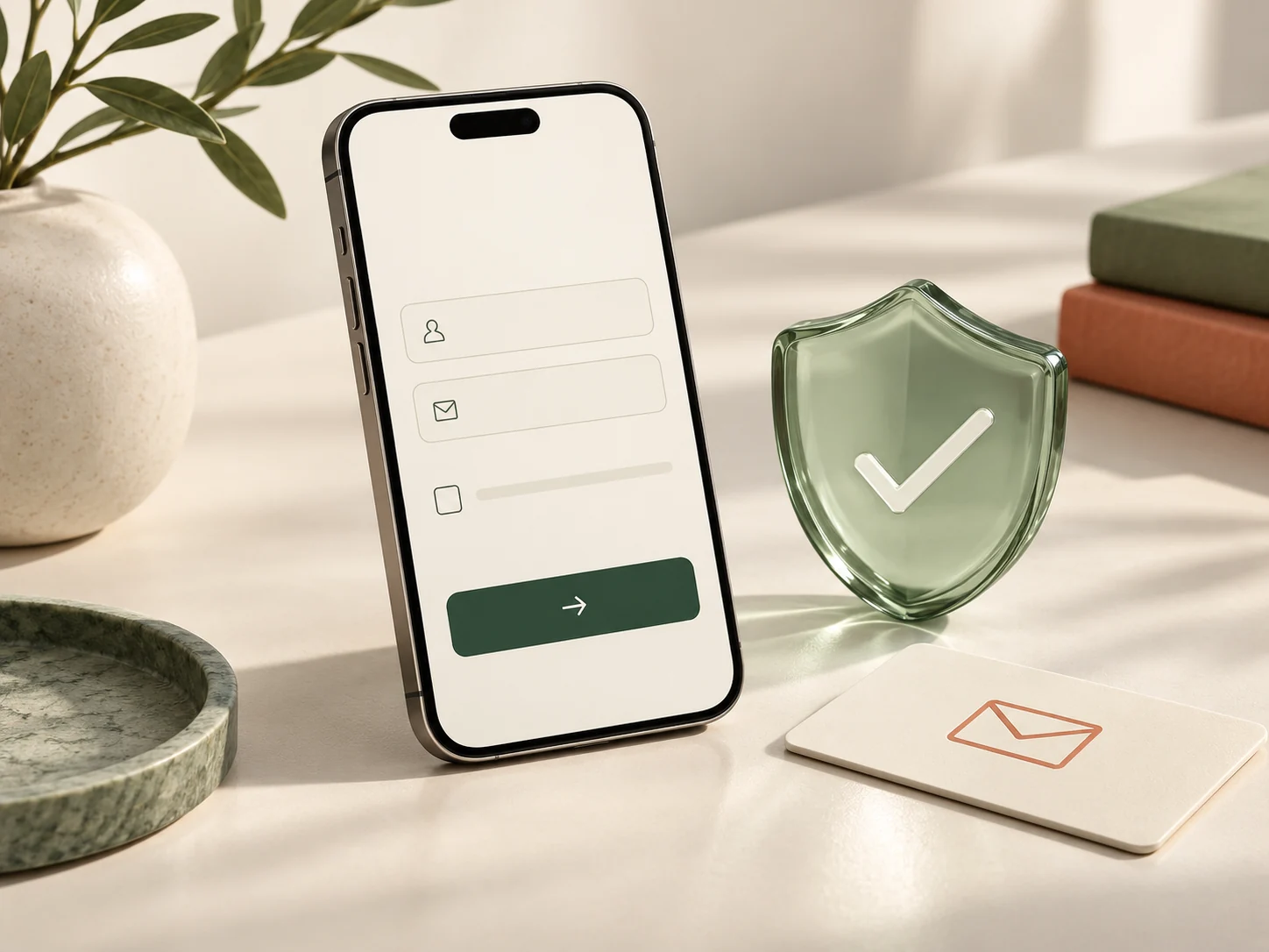Registro con consentimiento · mockup ilustrativo LANZA
