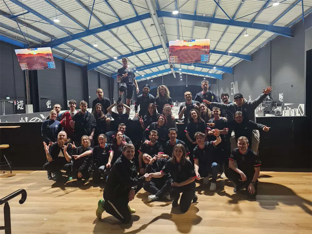 Photo de groupe des participants à la Dual Cup