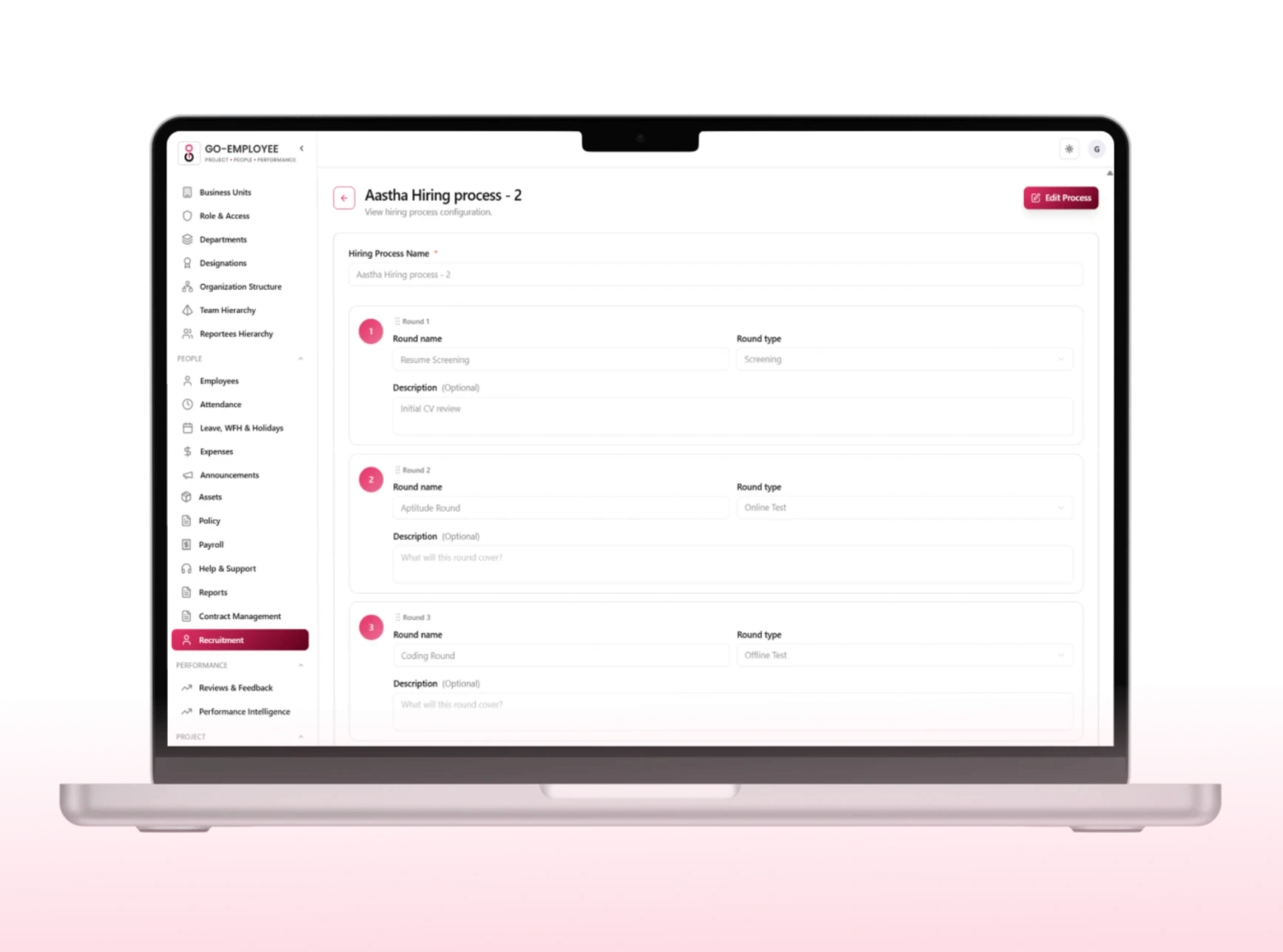 Hiring pipeline