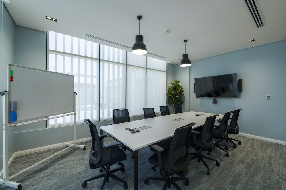 Lobby entrance at DIOM Rubeen 209 headquarters in Riyadh